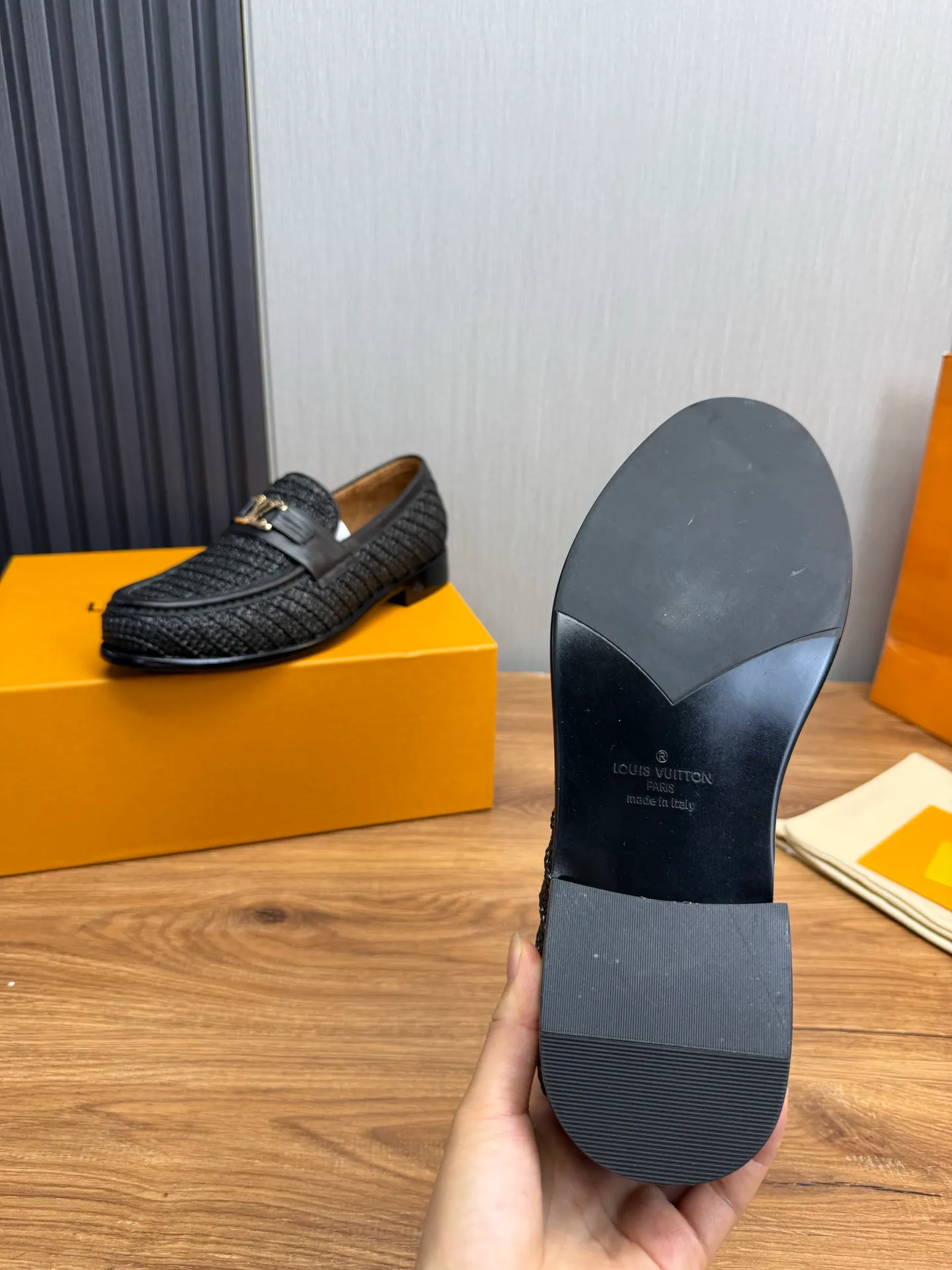 Factory 680💰 LV. Men's business casual leather shoes, all made of imported original brand leather, just to create a more comfortable wearing experience, original non-slip and wear-resistant outsole ✔️16-45 (38.45 non-returnable)